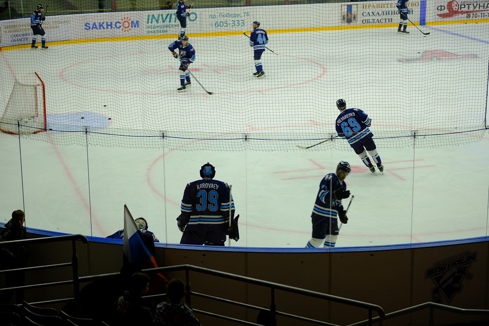 4連勝の Sakhalin Sakhalin Vs 東北フリーブレイズ アジアリーグアイスホッケー 18 10 15 65rus ユジノサハリンスク市アムールスカヤ通から